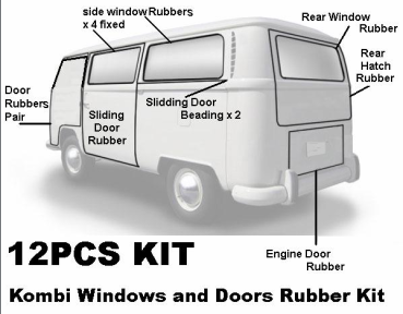 T2-Deluxe-Fensterkit-Satz-Dichtungen